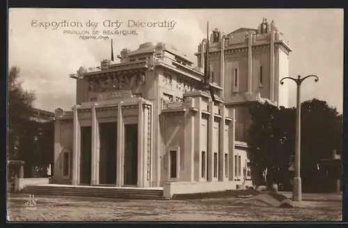 AK Paris, Exposition des Arts décoratifs 1925, Pavillon de Belgique