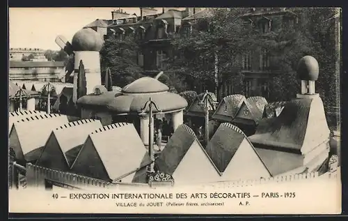 AK Paris, Exposition des Arts décoratifs 1925, Village du Jouet