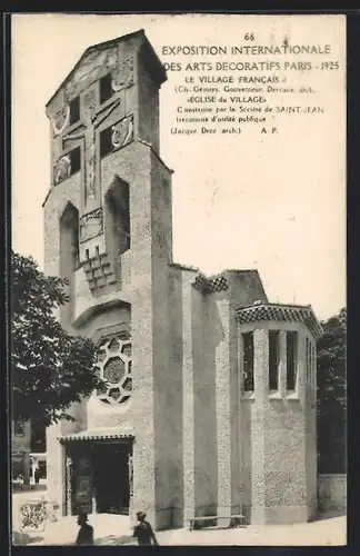 AK Paris, Exposition des Arts décoratifs 1925, Le Village Francais