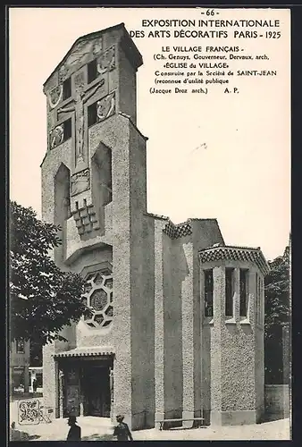 AK Paris, Exposition des Arts décoratifs 1925, Le Village Francais