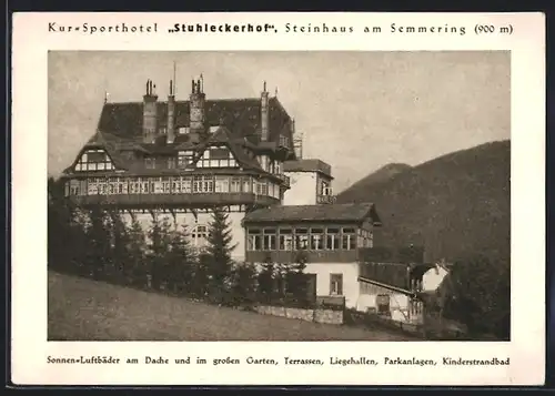 AK Steinhaus am Semmering, Kur-Sporthotel Stuhleckerhof