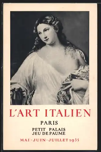 AK Paris, Exposition l'Art Italien 1935, Frauen-Gemälde