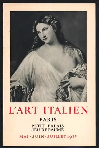 AK Paris, Exposition l'Art Italien 1935, Frauen-Gemälde