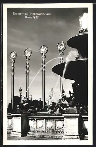 AK Paris, Exposition internationale 1937, Porte de la Concorde