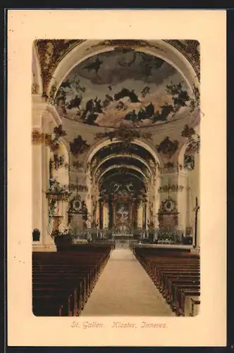 AK St. Gallen, Kloster, Innenansicht