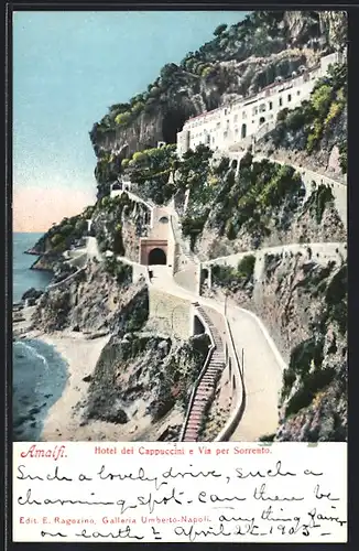 AK Amalfi, Hotel dei Cappuccini e Via per Sorrento