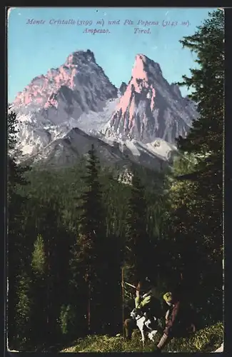 AK Ampezzo, Monte Cristallo und Pis Popena