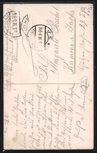 AK Breslau, Liebichshöhe mit Springbrunnen