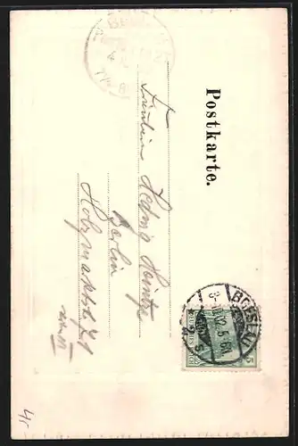 AK Breslau, Liebichshöhe mit Springbrunnen