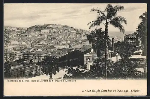 AK Lisboa, Panorama visto do Jardim de S. Pedro d`Alcantara
