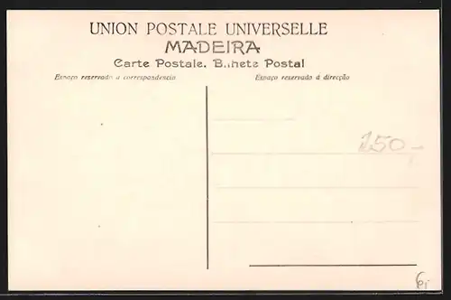 AK Madeira, Carro de Monte, Portugiesen mit Schlitten