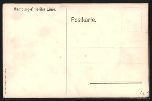 AK Lisboa, Totalansicht von S. Pedro de Alcantara aus, verso Stempel Hamburg-Amerika Linie