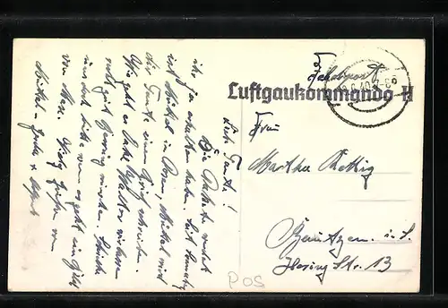 AK Posen / Poznan, Blick auf den Wilhelmsplatz