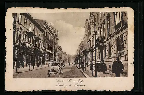 AK Lemberg, Blick in 3. Maigasse