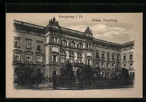 AK Königsberg i. Pr., Königl. Regierung