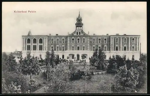 AK Polzin, Blick zum Kaiserbad