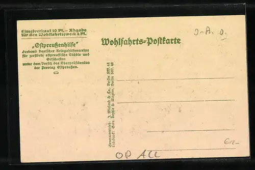 AK Ortelsburg, Händler auf dem Markt