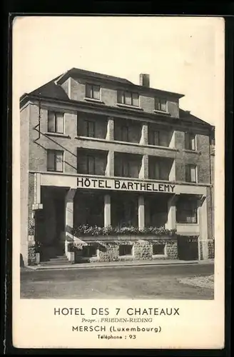 AK Mersch, Hotel des 7 Chateaux, Propr.: Frieden-Reding