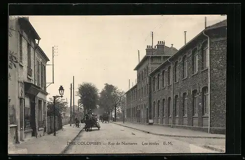 AK Colombes, Rue de Naterre, Les Ecoles