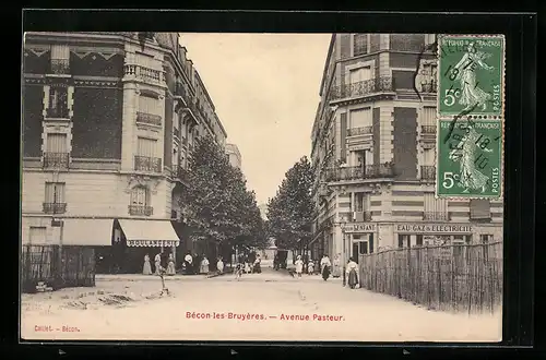 AK Bécon-les-Bruyères, Avenue Pasteur