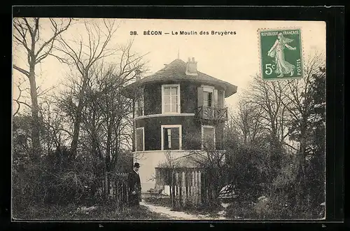 AK Bécon, Le Moulin des Bruyères