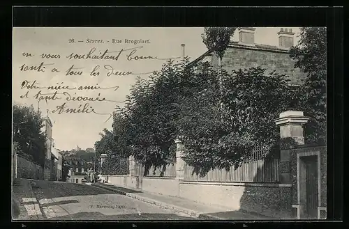AK Sèvres, Rue Brogniart