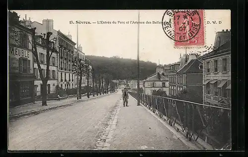 AK Sèvres, L`Entrée du Parc et l`avenue des Belles Vues