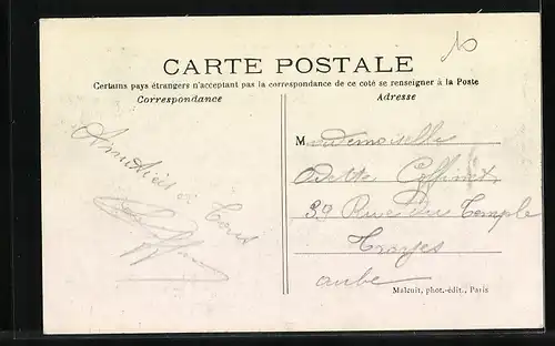 AK Sèvres, Vue sur la Seine