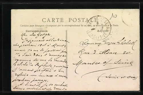 AK Petit-Colombes, Route de Nanterre