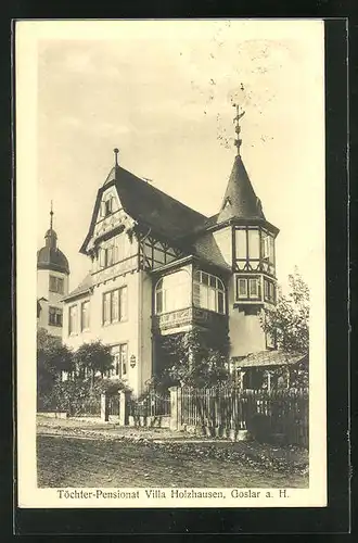 AK Goslar a. H., Töchter-Pensionat Villa Holzhausen