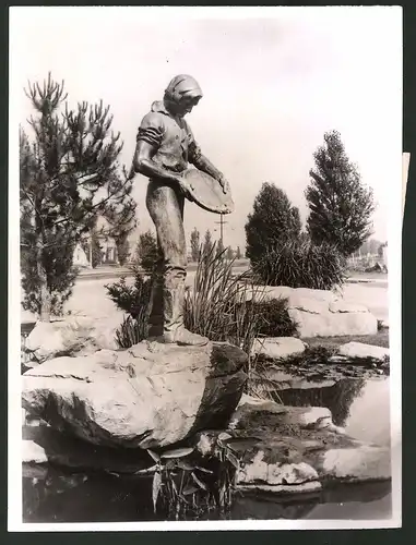 Fotografie Ansicht Los Angeles, CA, Goldwäscher-Denkmal