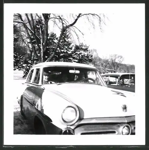 Fotografie Auto Ford Taunus, weisse Limousine 1958