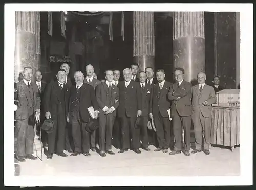 Fotografie Capelli, Ansicht Rom, Int. Union gegen Tuberkulose, Prof. Cesare Baduel-il, Prof. Ilvonto, Prof. Ranchetti