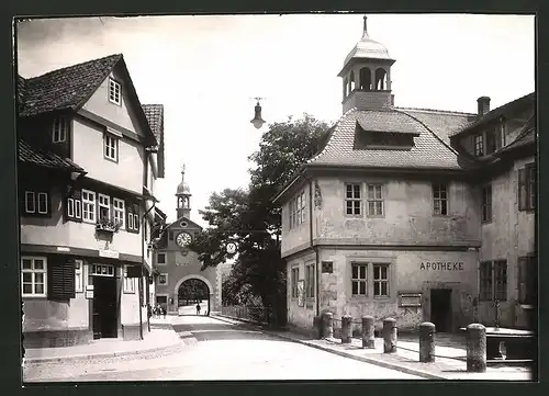 Fotografie Ansicht Bad Sooden-Allendorf, Strassenpartie am Haus Weinreihe Nr. 156