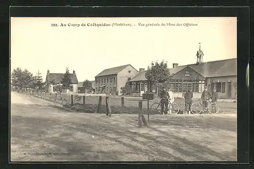 AK Camp de Coetquidan, Vue générale du Mess des Officiers