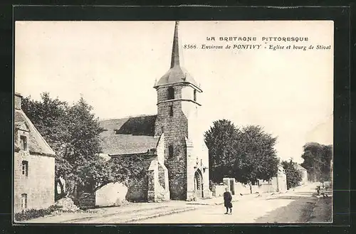 AK Pontivy, Eglise et bourg de Stival