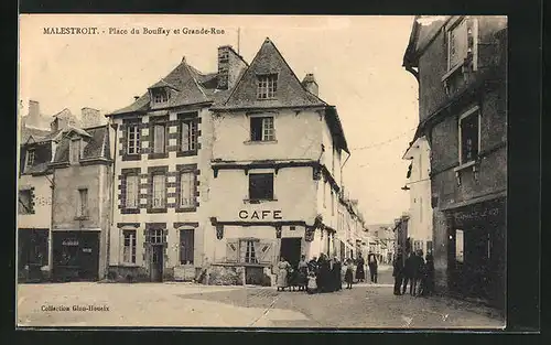 AK Malestroit, Place du Bouffay et Grande-Rue