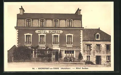 AK Rochefort-en-Terre, Hôtel Burban