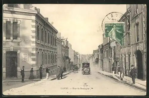 AK Laval, Rue de Bretagne, Strassenpartie