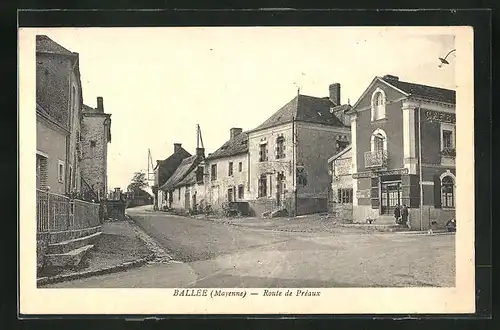 AK Ballée, Route de Préaux