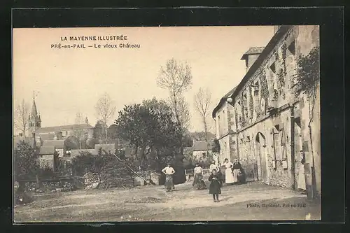 AK Pré-en-Pail, Le vieux Château