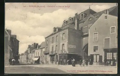 AK Evron, Carrefour et Rue de Saulgé