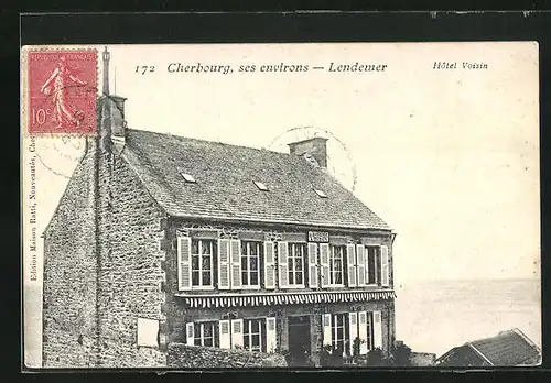 AK Lendemer, Hôtel Voisin, Gebäudeansicht