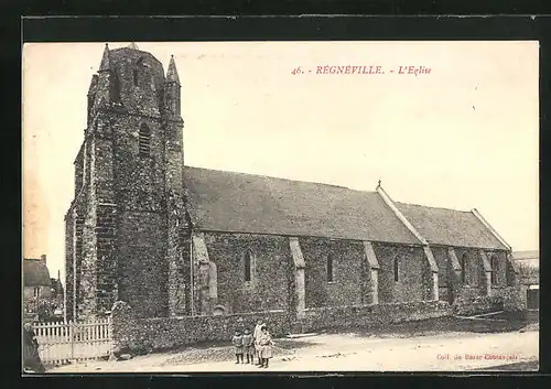 AK Régnéville, L`Eglise, Kirche