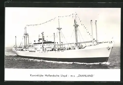 AK Handelsschiff MS Zaanland, Koninklijke Hollandsche Lloyd