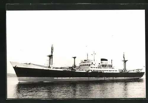 AK Handelsschiff MS Author der Reederei T. & J. Harrison Liverpool