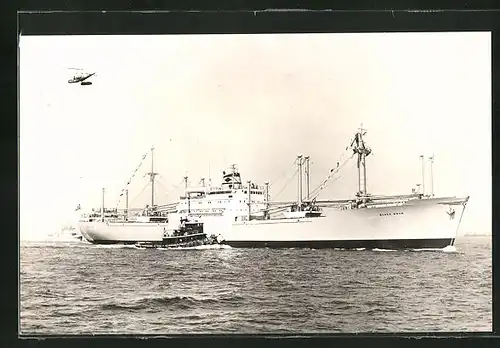 AK Handelsschiff Black Swan bei seiner ersten Ankunft in New York