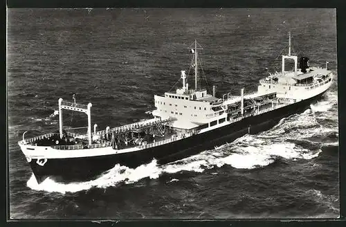 AK Handelsschiff TSS Moordrecht auf hoher See, Phs. van Ommeren N.V.