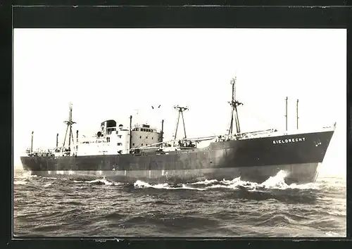 AK Handelsschiff MS Kieldrecht in Fahrt, Phs. van Ommeren N. V. Rotterdam