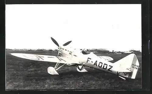AK Französisches Kampfflugzeug vom Typ Dewoitine D 510